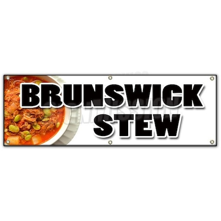 Signmission BRUNSWICK STEW BANNER SIGN hearty southern style homemade slow cooked B-72 Brunswick Stew